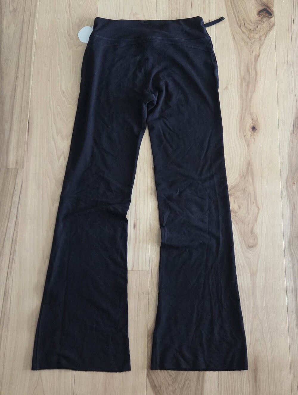 NWT Green Apple Active Bamboo Yoga Flare Pants Black L 33" - Picture 6 of 6
